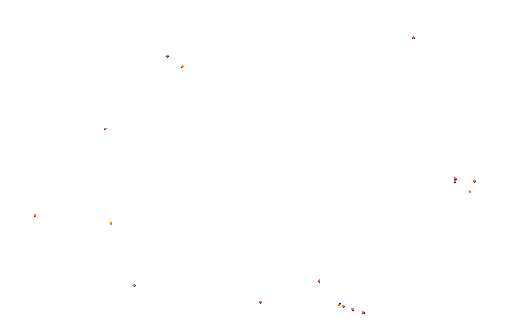Lime Rock Park - South Chicane collisions