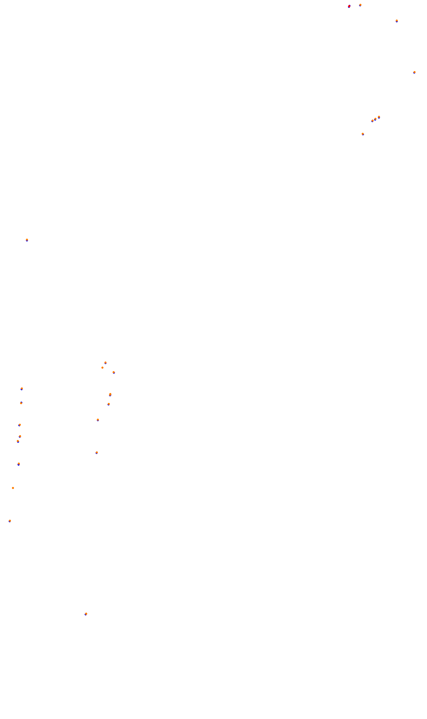 Monza collisions